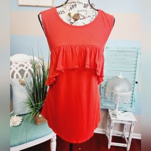 Cato Plus Size Short Sleeve Ruffle Top